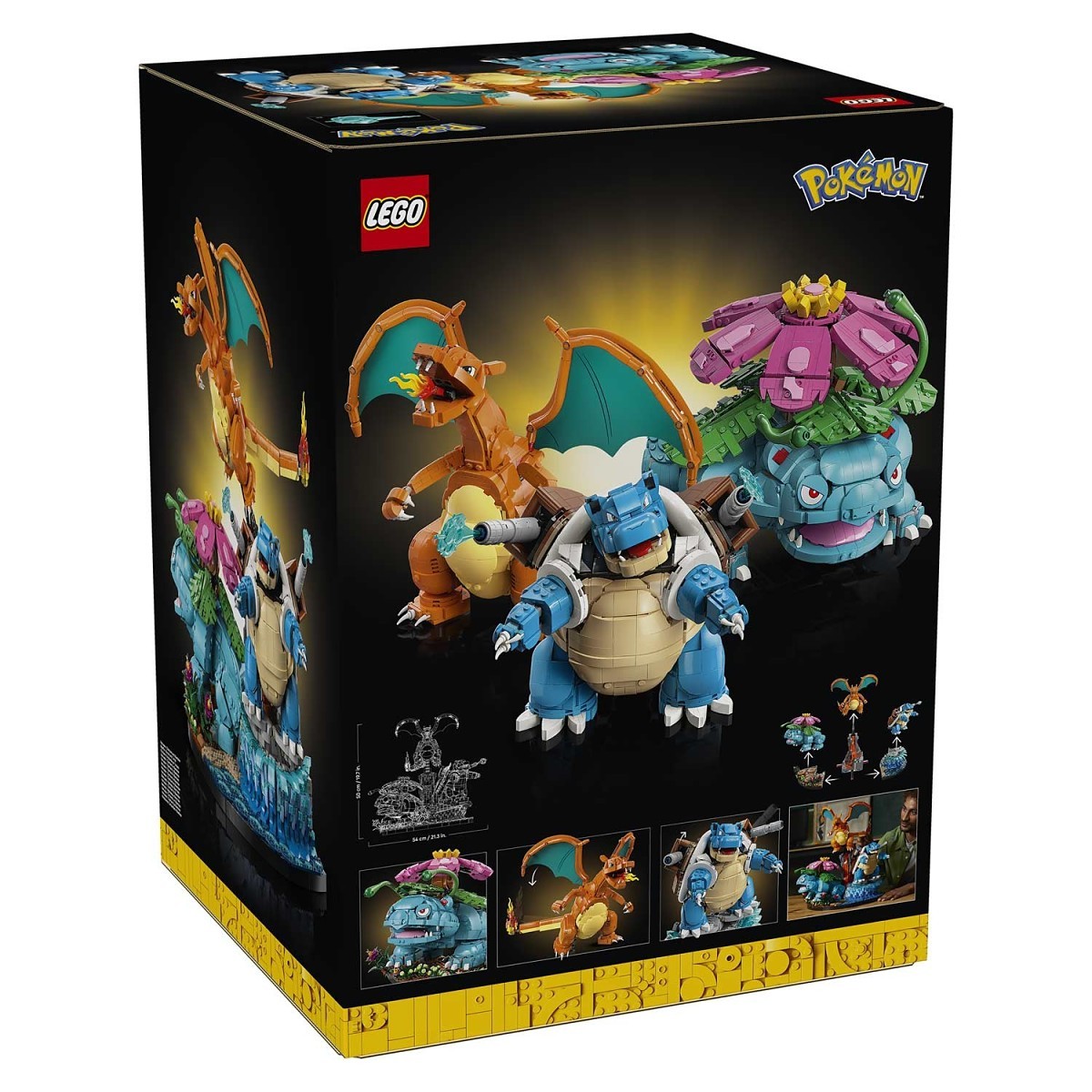 Venusaur, Charizard & Blastoise